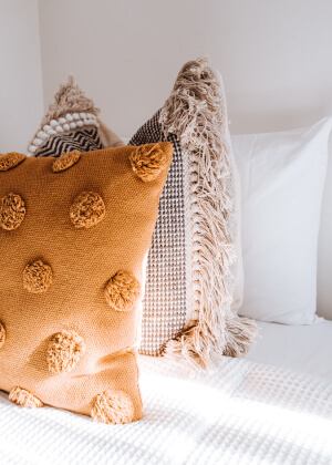 Fabric pillows