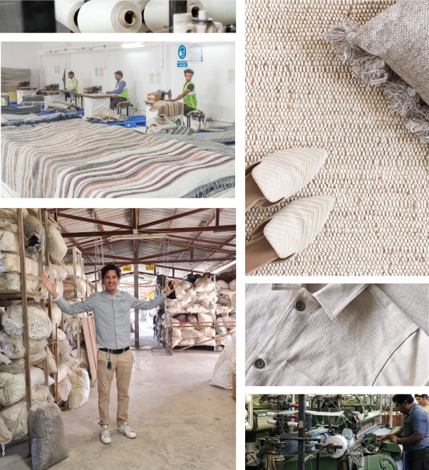 Clothing manufacturing factories